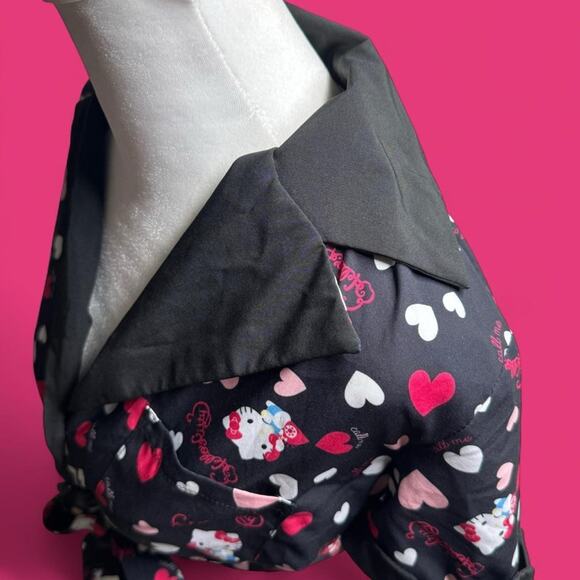 Hello Kitty x Unique Vintage Crop Top | Coquette Pinup Style | Size Medium - Picture 7 of 10